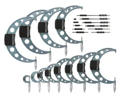 Mitutoyo Outside Mic Set 0-300mm Individual Micrometers