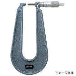 Mitutoyo Sheetmetal Micrometer 0-25mm x 0.01mm x 150mm Throat Depth (Spherical Anvils)