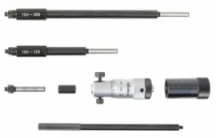 Mitutoyo Inside Micrometer Set 50-200mm Interchangeable Rod Type