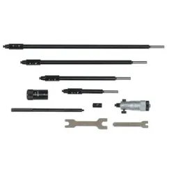 Mitutoyo Inside Micrometer Set 2-12\" Interchangeable Rod Type