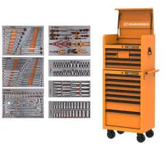 234PC ORANGE TOOL KIT 26INCH CHEST & TROLLEY