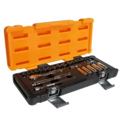 28 PCE 1/4 INCH METRIC & SAE SOCKET SET