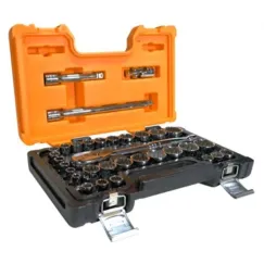 33 PCE 1/2 INCH METRIC & SAE SOCKET SET