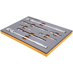 7PC 120XP RATCHET HANDLE SET IN EVA TRAY