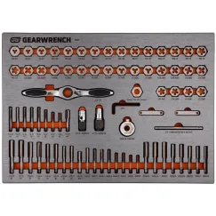 77PC TAP AND DIE SET IN EVA TRAY