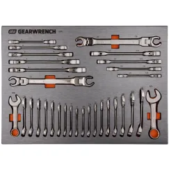31PC STUBBY FLEX FLARE NUT WRENCH SET IN EVA TRAY