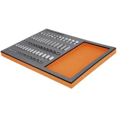 63PC 1/4 INCH DRIVE METRIC SOCKET SET IN EVA TRAY