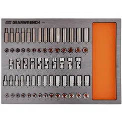 66PC 3/8 INCH DRIVE SOCKET SET IN EVA TRAY