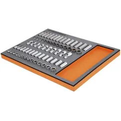 66PC 3/8 INCH DRIVE SOCKET SET IN EVA TRAY