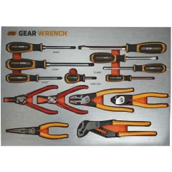 14PC SCREWDRIVER & PLIER SET IN EVA TRAY