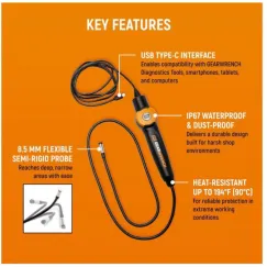 HIGH DEFINITION FLEXIBLE INSPECTION ENDOSCOPE
