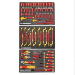 72 PIECE VDE INSULATED TOOL SET IN EVA TRAYS