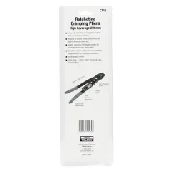 RATCHETING CRIMPING PLIERS - HIGH LEVERAGE 280MM