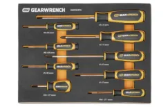 GEARWRENCH 9 PC PHILLIPS DUAL MAT SCREWDRIVER SET IN EVA TRAY