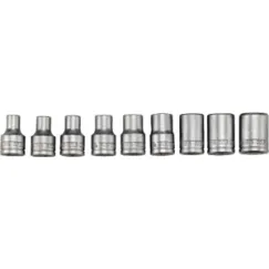 9 Piece 1/2\" Drive TX-E Sockets