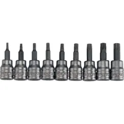 9 Piece 3/8\" Drive TX Bit Sockets