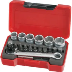 19 Piece 1/4\" Drive Socket Set