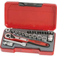 24 Piece 1/4\" Drive Socket Set