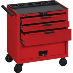 3 Drawer 8 Series Roller Cabinet with Ball Bearing Slides and Lockable Cabinet