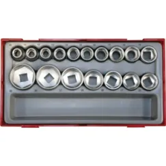 17 Piece 1/2\" Drive Socket Set (6 point)