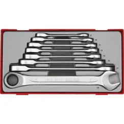8 Piece Ratcheting Combination Spanner Set
