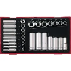 32 Piece 1/4\" & 3/8\" AF Socket Set