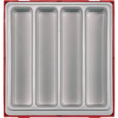 EMPTY COMPARTMENT DOUBLE TC-TRAY (4 SPACE)