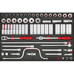 63 Piece 1/2\" Drive Socket Set