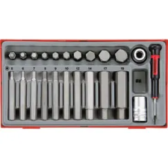 23 Piece 1/2\" Drive Hex Bit Socket Set