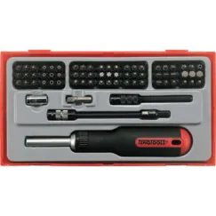 74PC MD RATCHETING S/DRIVER BITS SET