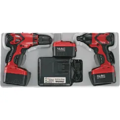 6PC 14.4V DRILL & S/DRIVER SET-PS TRAY