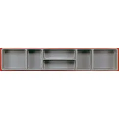 EMPTY COMPARTMENT TTX TRAY (6 SPACE)