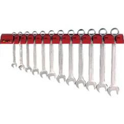 12 Piece Combination Spanner Set (Wallrack)