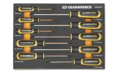 GEARWRENCH 10PC TORX DUAL MATERIAL SCREWDRIVER SET IN EVA TRAY