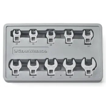 Crowfoot Drive Non-Ratcheting Wrench Sets