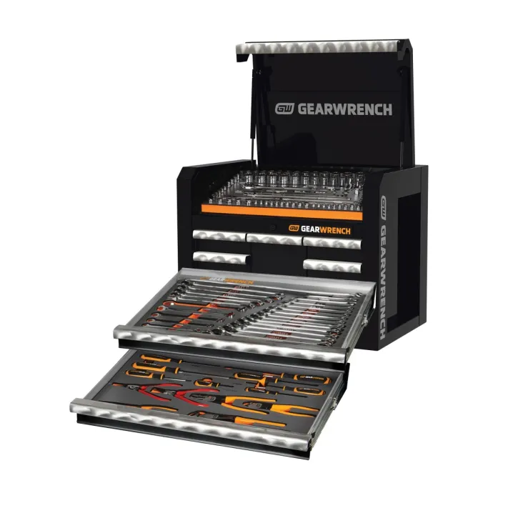 135 Piece Combination Tool Kit + 28 Inch Tool Chest