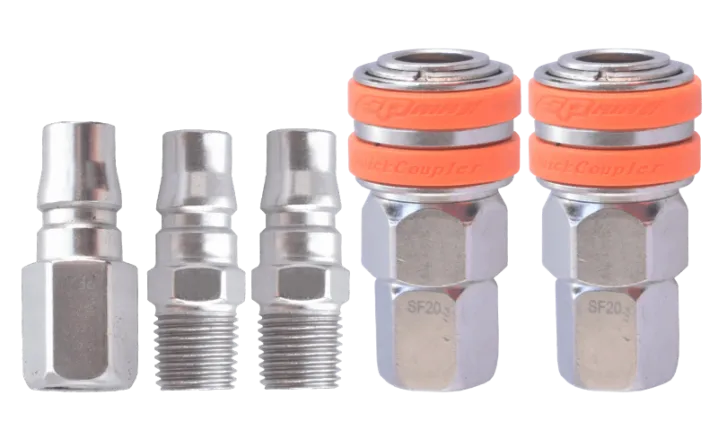 Air Fitting Kit - Nitto Style - Hi Flow Series - 5PC