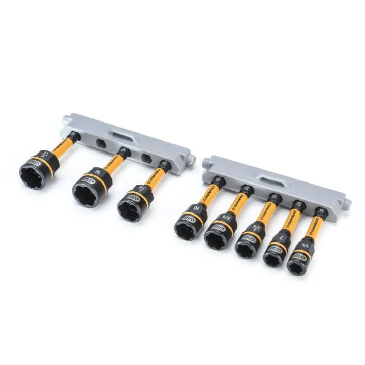 8 Piece 1/4 Inch Drive Bolt Biter Impact Nut Extractor & Driver Set