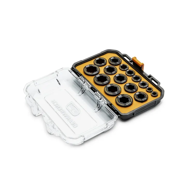 16 Piece Bolt Biter SAE/Metric Wrench Insert Set