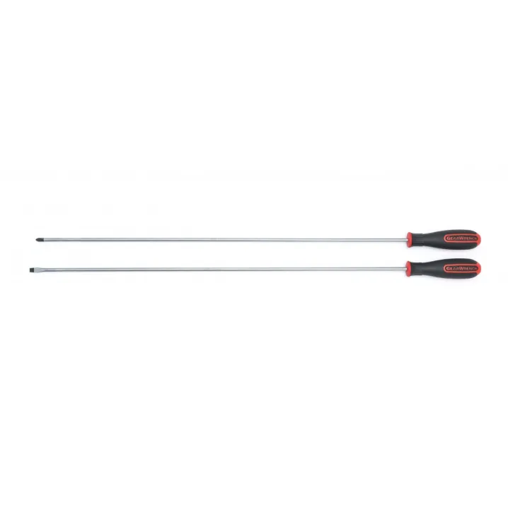 2 PC. 24" PHILLIPS®/SLOTTED DUAL MATERIAL SCREWDRIVER SET