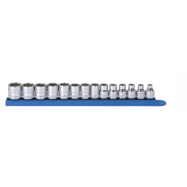 14 PC. 3/8" DRIVE 6 POINT STANDARD METRIC SOCKET SET