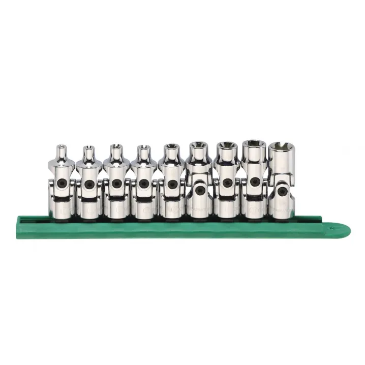 9 PC. 3/8" DRIVE UNIVERSAL EXTERNAL TORX® SOCKET SET