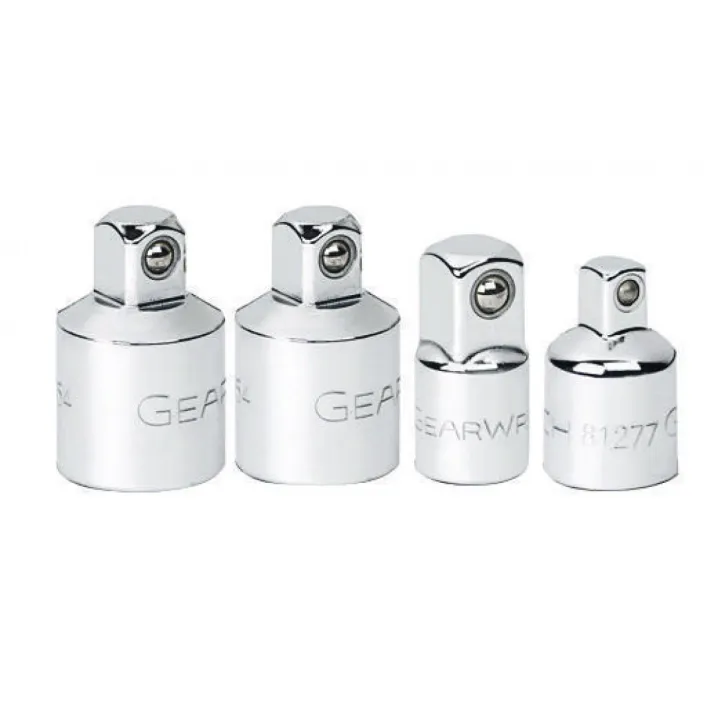 4 PC. 1/4", 3/8" & 1/2" DRIVE ADAPTER SET