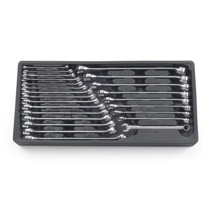 24 PC. 12 POINT LONG PATTERN COMBINATION SAE/METRIC WRENCH SET