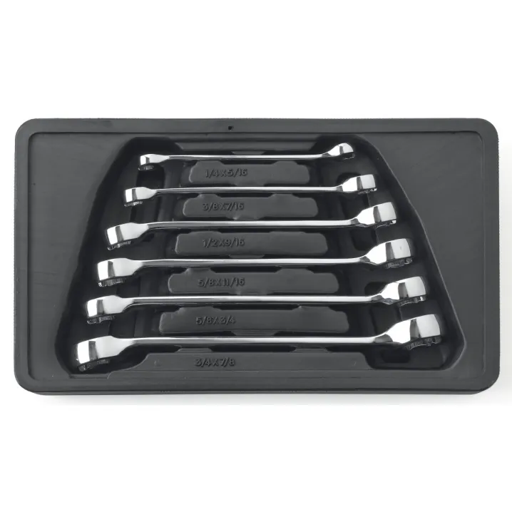 6 PC. FLARE NUT SAE WRENCH SET
