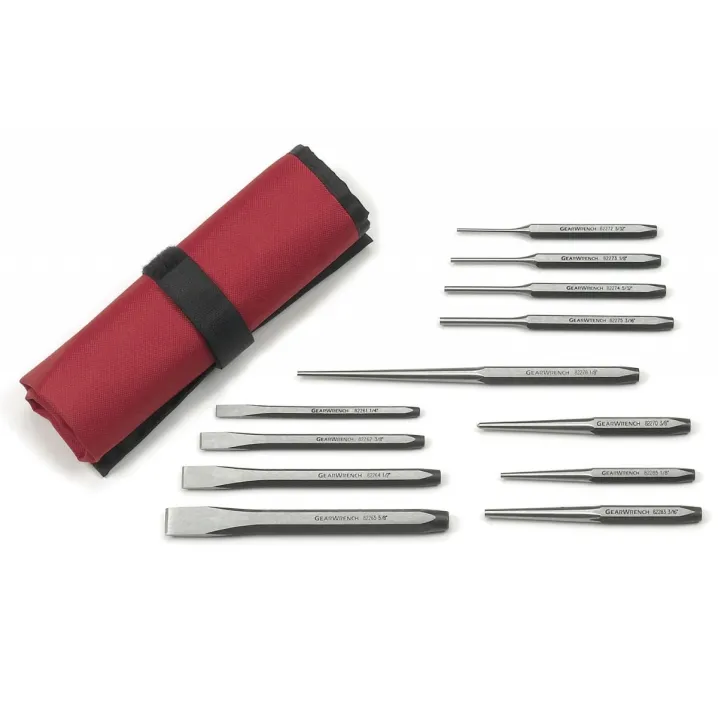 12 PC. PUNCH AND CHISEL SET