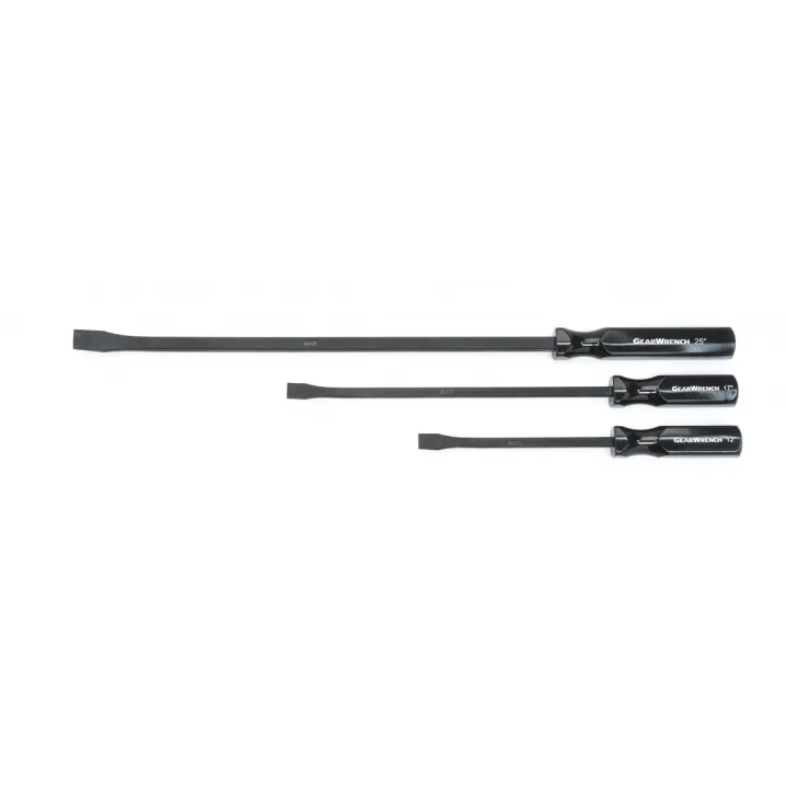 3 PC. ANGLED TIP PRY BAR SET 12", 17" & 25"