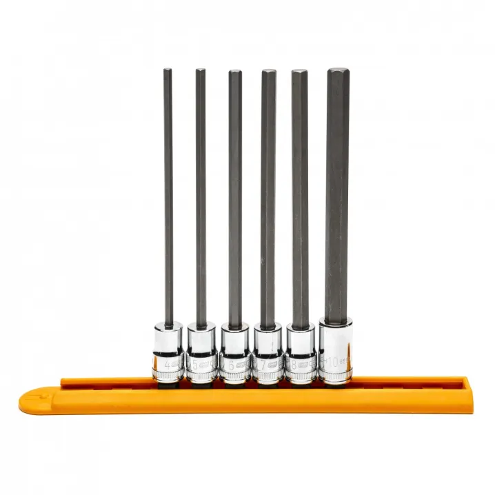 6 PC. 3/8" DRIVE LONG LENGTH HEX BIT METRIC SOCKET SET