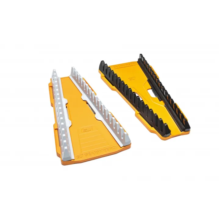 2 PC. 16 SLOT REVERSIBLE WRENCH RACK