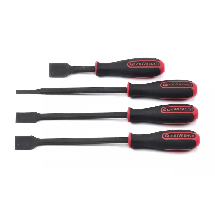 4 PC. DUAL MATERIAL WIDE SCRAPER SET